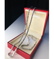 Erkek Gümüş Set - 2.8 mm Özel Tasarım Silindir Parçalı Yuvarlak Kral Model Erkek Set • Işıklı Kutuda