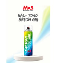 MxS RAL 7040 Beton Gri Akrilik Sprey Boya 400 ML