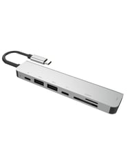 Winex 7in1 USB Type-C Hub Port Adaptör 4K HDMI+UsbA+Sd/Tf Kart 100W PD Girişli YG2121