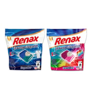 Renax Camasır Kapsulu 30 Yıkama Beyazlar ve Renkliler 2 li Paket