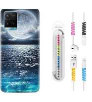 Vivo Y11S Y21S Y20 Y20S Y70 Kılıf Kablo Koruma Spiral Silikon Great Moon 1301