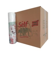 Self Tek Kullanımlık Plastik Masa Örtüsü 140x150 cm - 12 Rulo 50'li