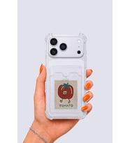 iPhone 17 Pro Max Kartlıklı Tomato Desenli Kılıf - ETC5794-4110