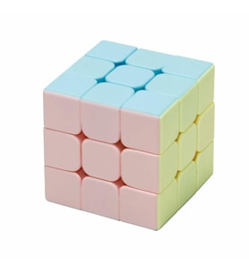 Magic Cube Pastel Renkli Zeka Küpü 3x3x3 - Hızlı Çözüm Akıcı Stres Küpü (5.5 cm)