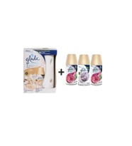 Glade Otomatik Sprey + Ipeksi Vanilya + Meyve & Çiçek Buketi X Lavanta Ferahlığı X Meyve & Çiçek Buketi = 3 X 269 Ml