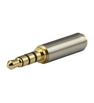3.5mm Erkek to 2.5mm Dişi Kulaklık Çevirici Jack Altın Uç