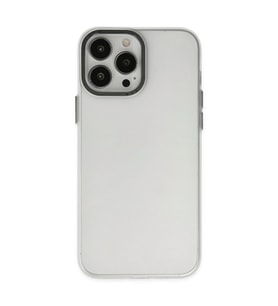 Apple İphone 13 Pro Max Kılıf Modos Metal Kapak - Şeffaf