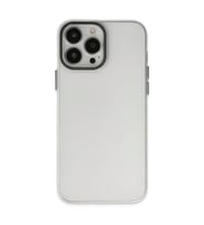 Apple İphone 13 Pro Max Kılıf Modos Metal Kapak - Şeffaf