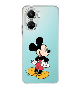 Huawei Nova 10 Se Uyumlu Kapak Mickey Mouse Tasarımlı Şeffaf Silikon Kılıf