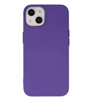 iPhone 14 Plus Kılıf Nano içi Kadife Silikon - Mor