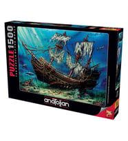 Anatolian Puzzle 1500 Parça Batık Gemi 4558