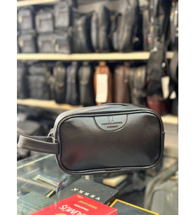 TRG POLO  RENKLİ EL PORTFÖY ÇANTASI (Siyah)
