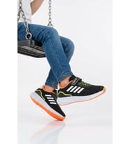 Lafonten Buz-Pembe Cırtlı Fileli Hafif Kız Çocuk Spor Ayakkabı 755 F