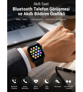 Dokunmatik Ekran, Bluetooth Görüşme, Akıllı Bildirim ve Günlük Aktivite Takibi