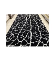 Saray Halı Vizyon 11145 B 200X300 Siyah Gri Ağaç Modeli 6 M2 Halı