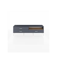 Arges TV Ünitesi Tek Raflı 3 Çekmeceli  176x30x51 Antrasit-Çam/Antrasit