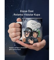 Rotamız Yıldızlar Kupa (Doğal Beyaz)