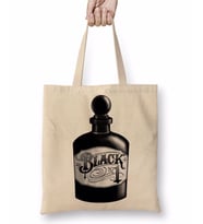 Goth Black No 1 Bez Çanta Uzun Saplı