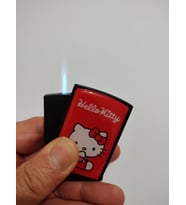 Sevgililer Gününe Özel Hello Kitty Yana Kaydırmalı jet Gazlı Çakmak ( Rüzgarda Sönmez )