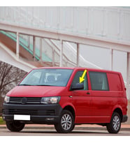 VW Transporter T6 2016-2019 Sol Dış Ayna Üst Kapağı Siyah 7E1857527F