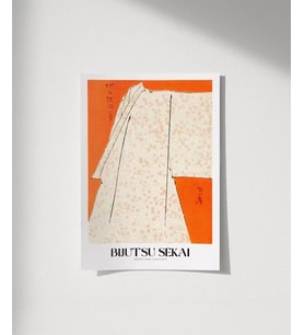 Çerçevesiz Poster Bijutsu Sekai Japon Elbise