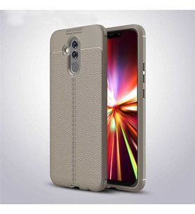 Zore Mate 20 Lite ile Uyumlu Niss Silikon Kılıf Gri