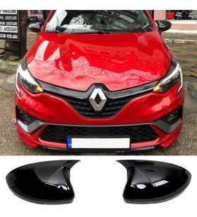 Renault Clio 5 Batman Yarasa Ayna Kapağı Piona Black ABS 2019 2020 2021 2022 2023 2024 2025