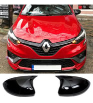 Renault Clio 5 Batman Yarasa Ayna Kapağı Piona Black ABS 2019 2020 2021 2022 2023 2024 2025