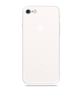 Apple iPhone 8 Transparent Slim Case Mat Şeffaf