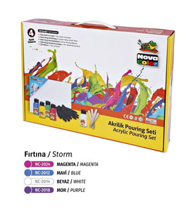 Nova Color Akrilik Pouring Set FIRTINA 