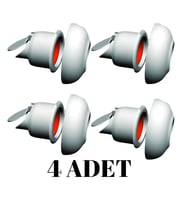 4 Adet Koku Yok! Çekvalfli Adaptör Conta Lavabo Gideri Koku Önleyici