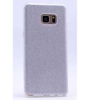 Samsung Galaxy S7 Edge Uyumlu Kılıf Zore Shining Silikon (Gümüş)