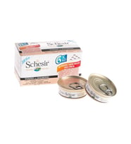Schesir Multipack Somonlu Konserve Kedi Maması 6x50 gr