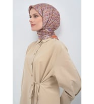 Armine Saf İpek Sura Eşarp-2026 İlkbahar-Yaz- 951800D (A.Pudra)