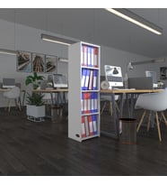 Kenzlife klasörlük raflı börteçin byz 140*40*30 kitaplık ofis arkalıksız