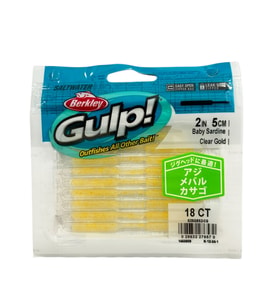 Berkley Gulp SW Baby Sardine 5cm 18 Adet LRF Yemi Glow White Silver