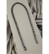 Hematit Doğal Taş Parlak Füme Rondela Kesim 3x5mm Dizi [AA]