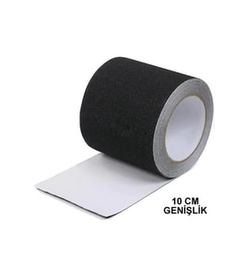 Merdiven Ve Zemin Kaydırmaz Kaymaz Bant 10 cm x 5metre Siyah (Çok Renkli)