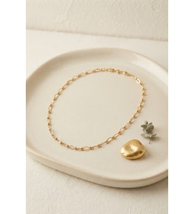 CM Top ve Halka Zincir Model 50 cm Gold Renk Kadın Kolye TJ-BKO11218
