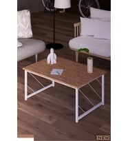 60x90 Metal Ayaklı Düz Kesim Sehpa