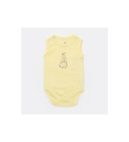 Bi Baby Saferi Atlet Sıfır Kol Sarı Bebek Body
