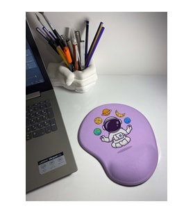 Planet Yoga Baskılı Bilek Destekli Mouse Pad