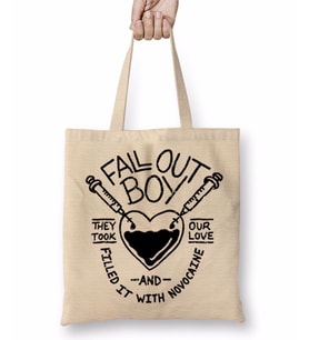 Fall Out Boy Bez Çanta Uzun Saplı