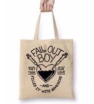 Fall Out Boy Bez Çanta Uzun Saplı