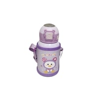 AKILLIELMA-TAROS CUTE MOR ANİMALS ÇELİK MATARA 500 ML
