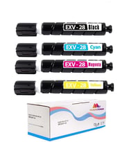 Canon CEXV28 Muadil Toner CMYK Set/ C-EXV28  / IRC-5250 / IRC-5255