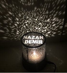 Kişiye Özel Star Master Projeksiyonlu Gece Lambası