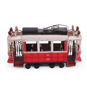 Dekoratif Metal Taksim Tramvay  1104CS-097
