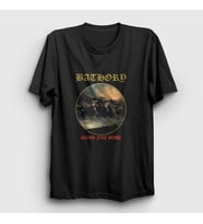 Presmono Unisex Siyah Blood Fire Death Bathory T-Shirt 376741tt