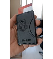 KİŞİYE ÖZEL HAKİKİ DERİ MEKANİZMALI KARTLIK